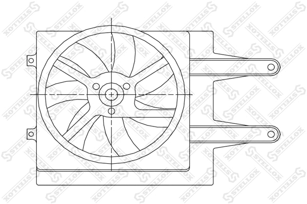 Fan, engine cooling (29-99258-SX)