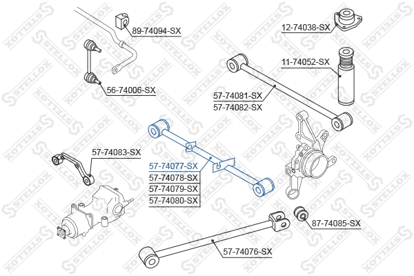 Rod/Strut, wheel suspension
