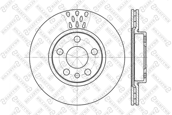 Brake Disc (6020-1923V-SX)