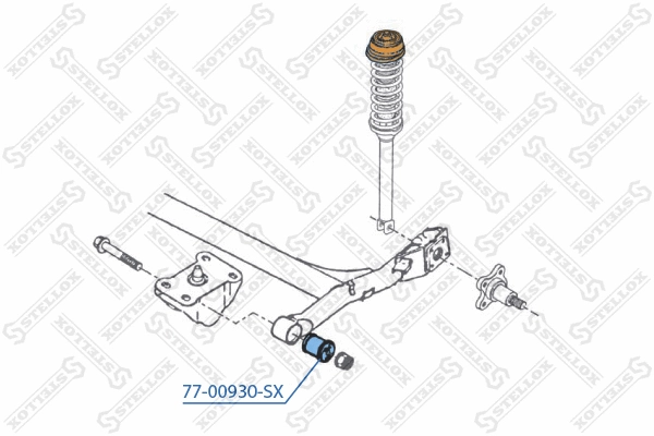 Mounting, control/trailing arm (77-00930-SX)