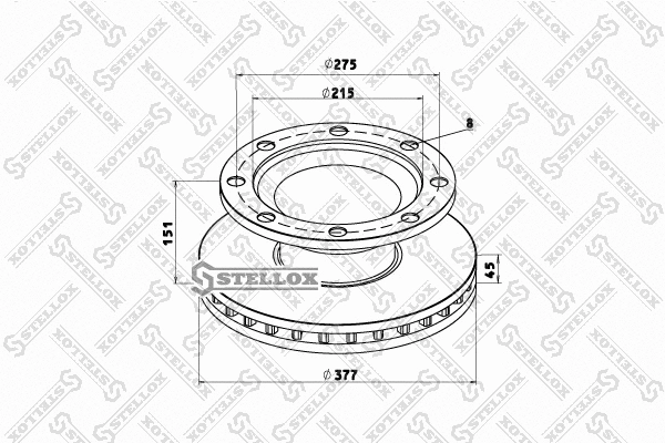 Brake Disc (85-00786-SX)