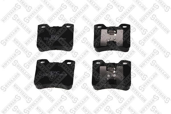 Brake Pad Set, disc brake (258 010-SX)