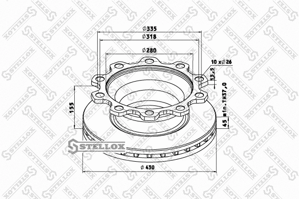 Brake Disc (85-00705-SX)