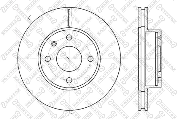 Brake Disc (6020-2529V-SX)