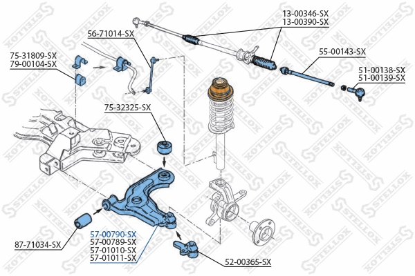 Control/Trailing Arm, wheel suspension