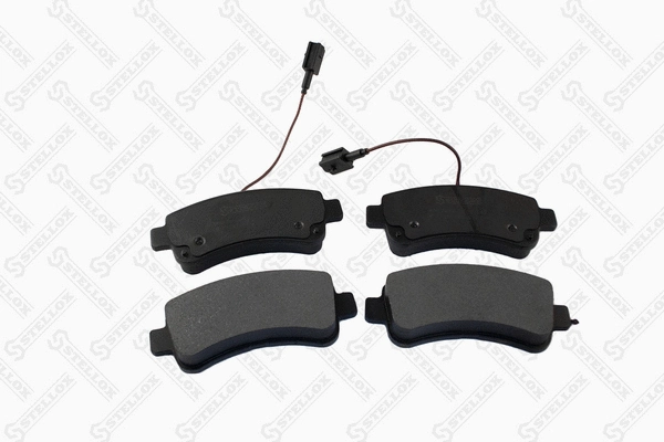 Brake Pad Set, disc brake (000 709B-SX)