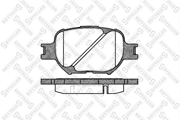 Brake Pad Set, disc brake (753 000-SX)