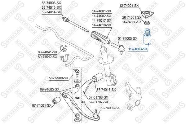 Protective Cap/Bellow, shock absorber