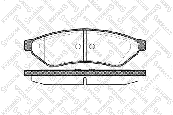 Brake Pad Set, disc brake (1060 000-SX)
