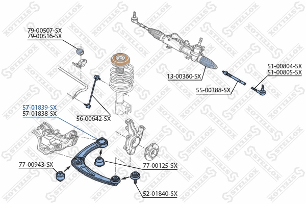 Control/Trailing Arm, wheel suspension
