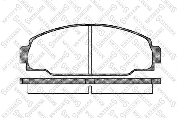 Brake Pad Set, disc brake (285 000-SX)