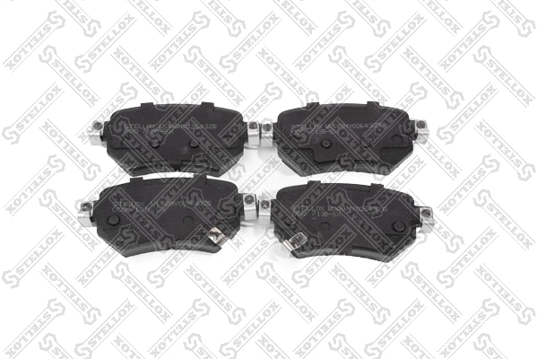 Brake Pad Set, disc brake (000 713B-SX)