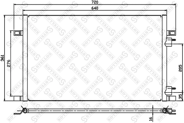 Condenser, air conditioning (10-45065-SX)