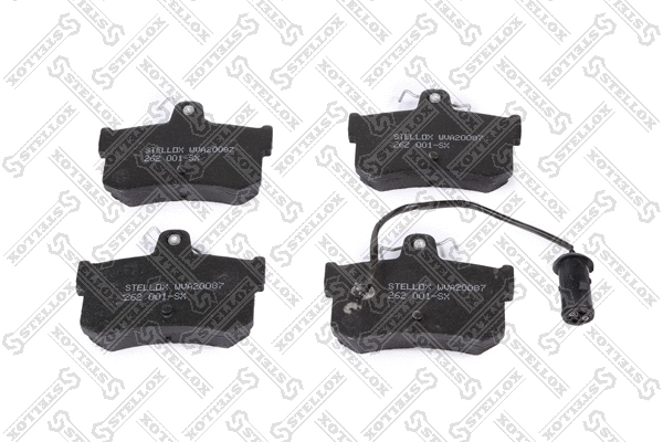 Brake Pad Set, disc brake (262 001-SX)