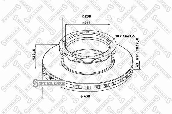 Brake Disc (85-00728-SX)