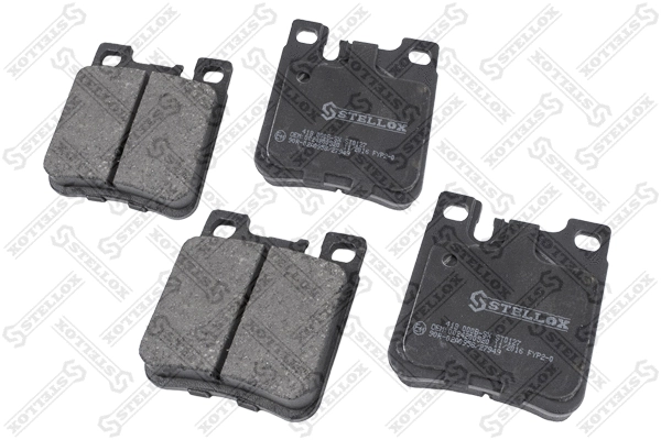 Brake Pad Set, disc brake (418 000B-SX)
