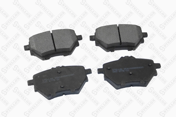 Brake Pad Set, disc brake (000 677B-SX)