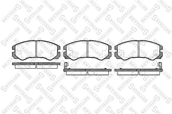 Brake Pad Set, disc brake (436 002B-SX)