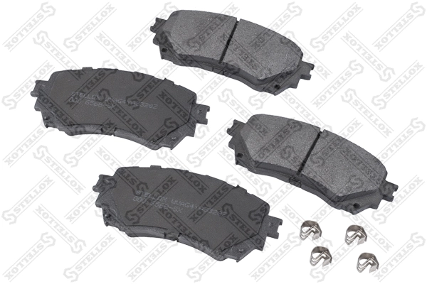 Brake Pad Set, disc brake (000 656B-SX)