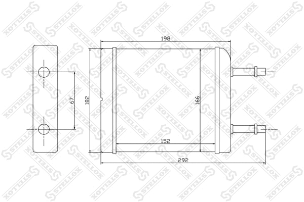 Heat Exchanger, interior heating (10-35050-SX)