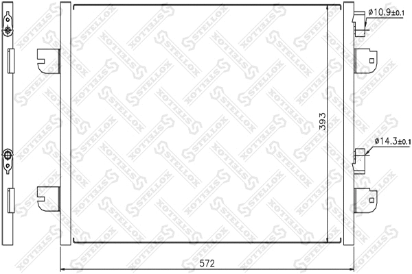 Condenser, air conditioning (10-45174-SX)