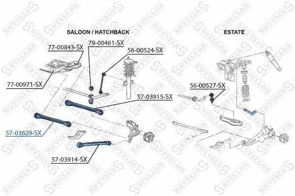 Control/Trailing Arm, wheel suspension