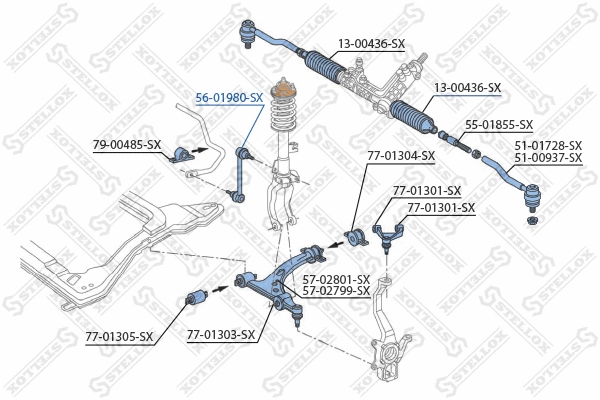 Link/Coupling Rod, stabiliser bar