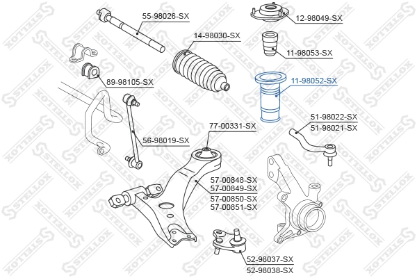 Protective Cap/Bellow, shock absorber