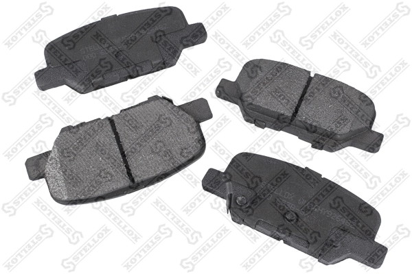 Brake Pad Set, disc brake (000 653B-SX)