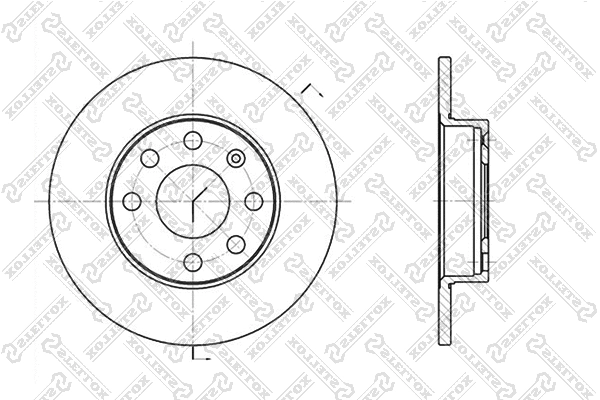 Brake Disc (6020-3605-SX)