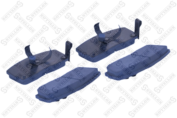 Brake Pad Set, disc brake (265 002-SX)