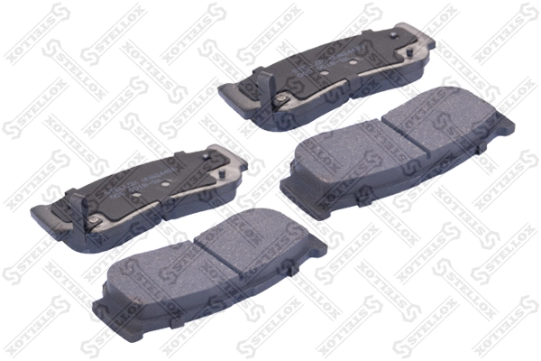 Brake Pad Set, disc brake (000 001-SX)