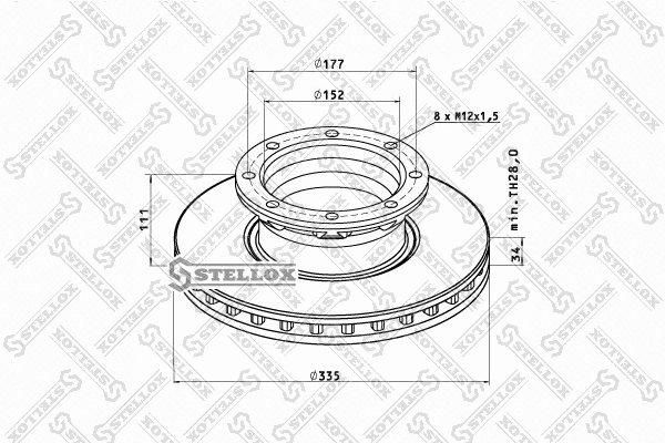Brake Disc (85-00780-SX)