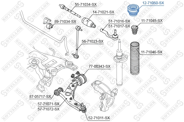Suspension Strut Support Mount