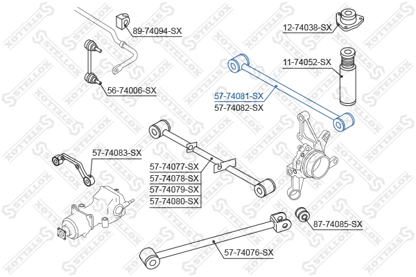 Rod/Strut, wheel suspension