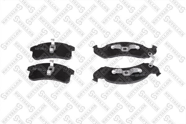 Brake Pad Set, disc brake (548 002-SX)