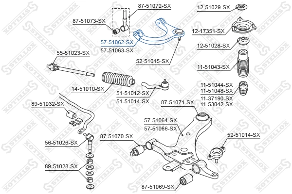 Control/Trailing Arm, wheel suspension