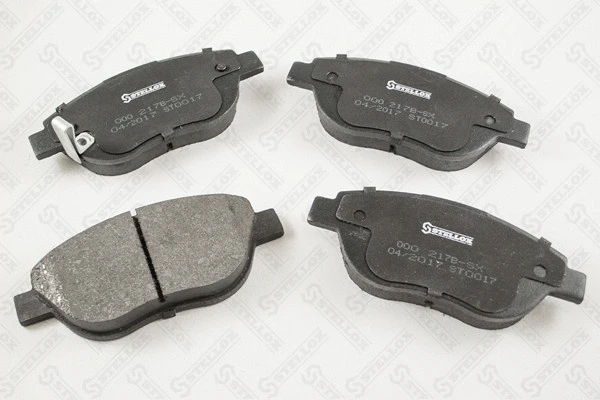 Brake Pad Set, disc brake (000 217B-SX)