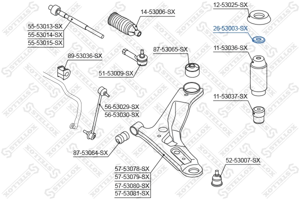 Suspension Strut Support Mount