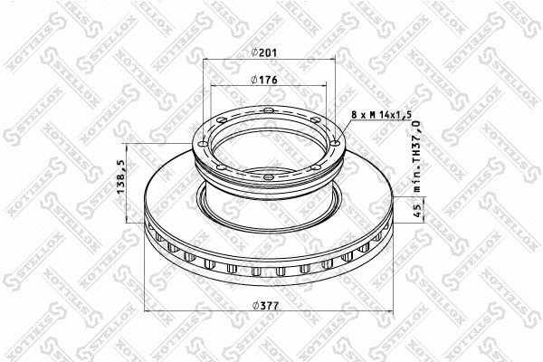 Brake Disc (85-00701-SX)
