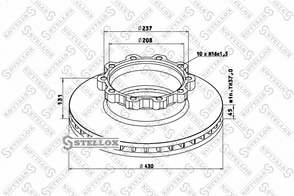 Brake Disc (85-00749-SX)