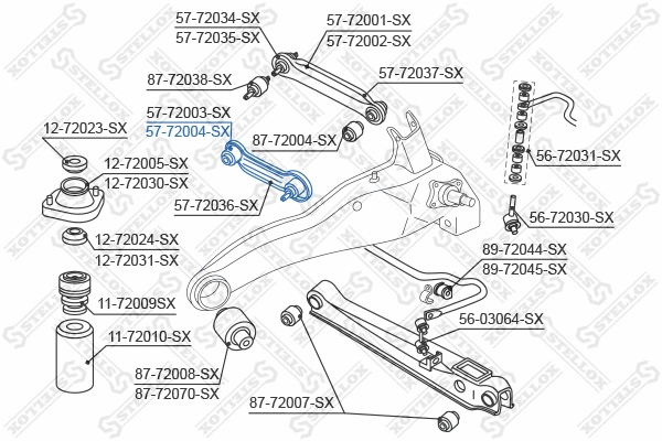 Control/Trailing Arm, wheel suspension