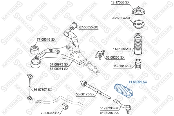 Bellow, steering