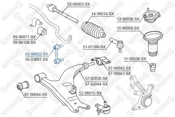 Link/Coupling Rod, stabiliser bar