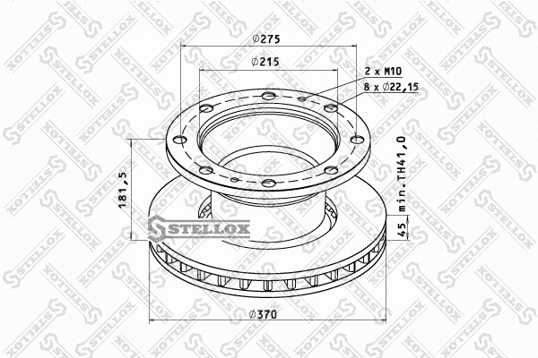 Brake Disc (85-00782-SX)