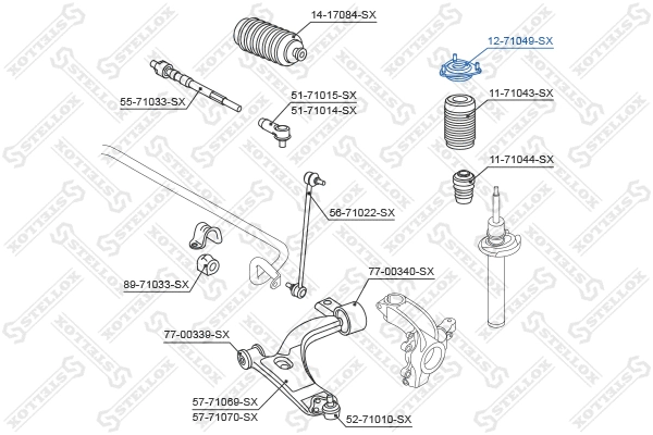 Suspension Strut Support Mount