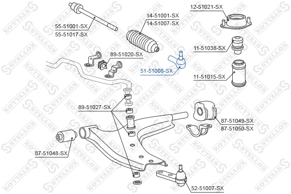 Tie Rod End (51-51008-SX)