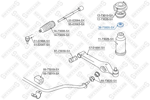 Suspension Strut Support Mount