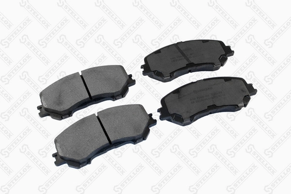 Brake Pad Set, disc brake (000 706B-SX)