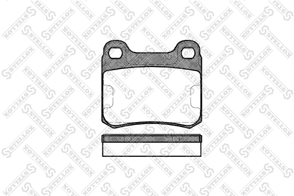 Brake Pad Set, disc brake (168 000-SX)